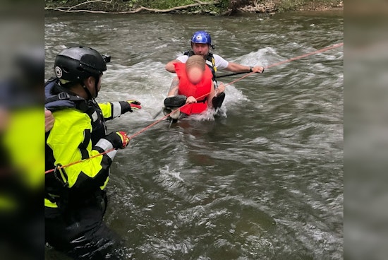 Family of Six, Including Three Children, Rescued from Pigeon River by Cocke County Swift Water Rescue Team