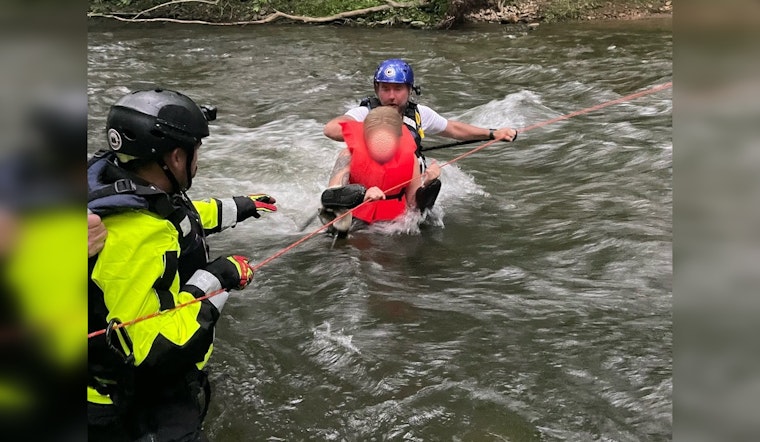 Family of Six, Including Three Children, Rescued from Pigeon River by Cocke County Swift Water Rescue Team