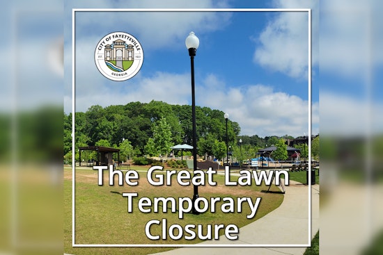Fayetteville's City Center Park Great Lawn To Close For Six-Week Makeover, Playground Partially Off-Limits