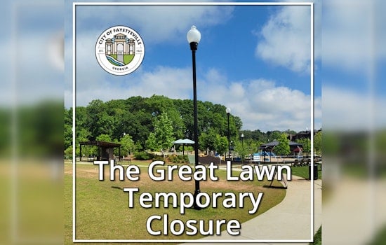 Fayetteville's City Center Park Great Lawn To Close For Six-Week Makeover, Playground Partially Off-Limits