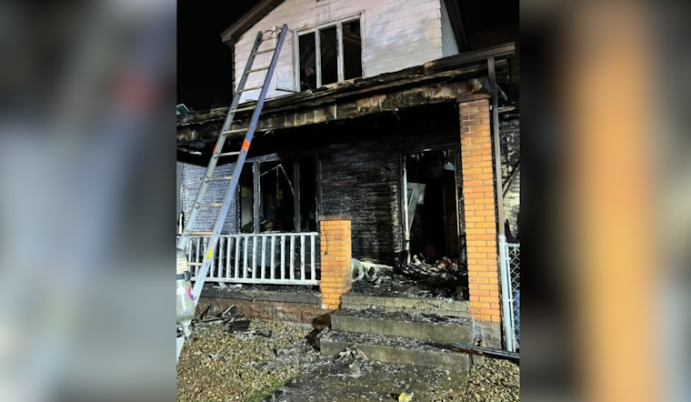 Firefighters Battle Early Morning Blaze on Hazel Avenue in Ambridge, Investigation Ongoing