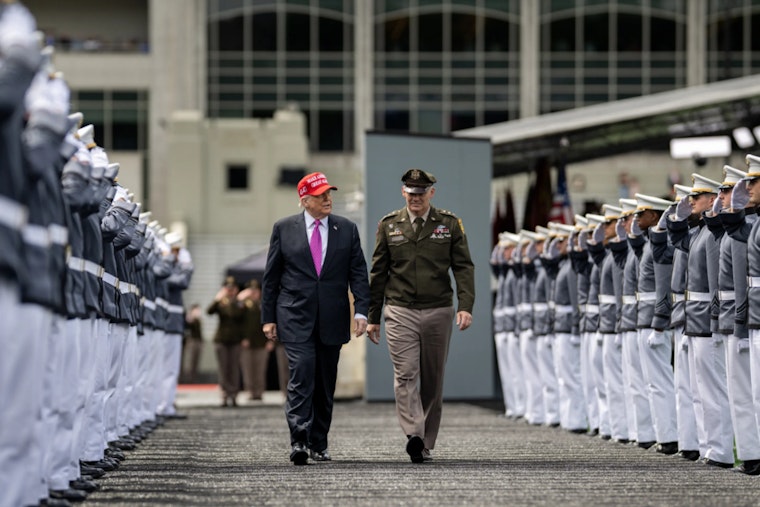 Former President Trump Champions Military Tradition and Strength at West Point Graduation