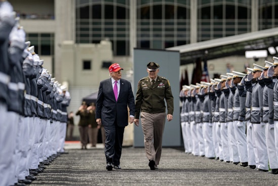 Former President Trump Champions Military Tradition and Strength at West Point Graduation