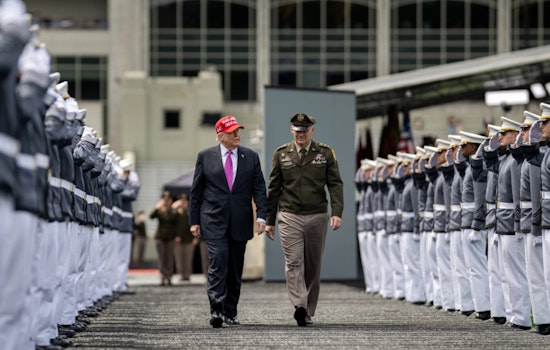 Former President Trump Champions Military Tradition and Strength at West Point Graduation