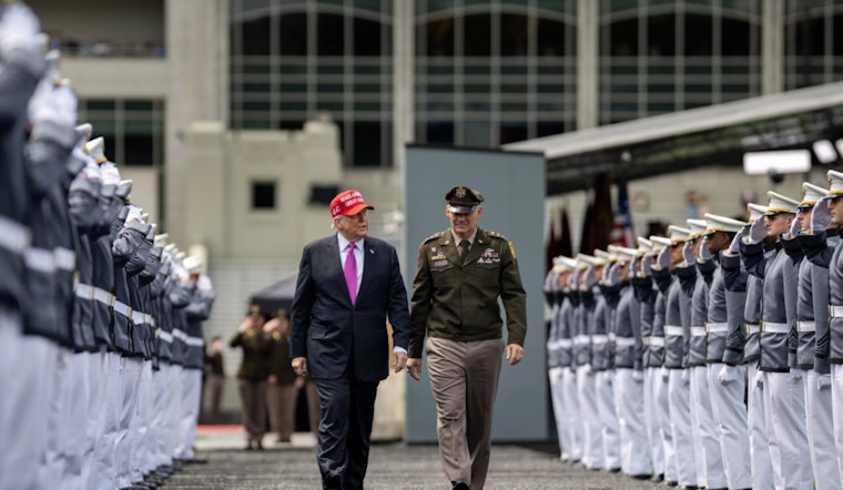 Former President Trump Champions Military Tradition and Strength at West Point Graduation