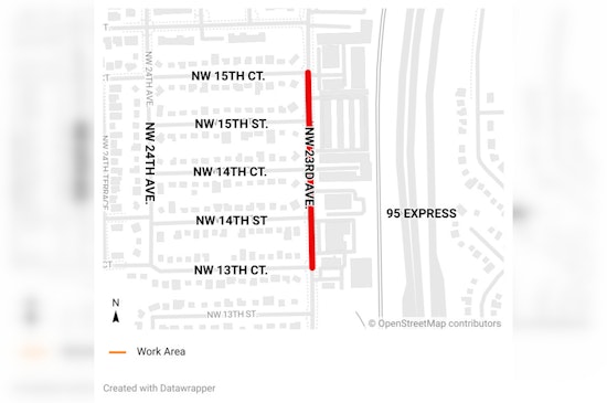 Fort Lauderdale Announces Sewage System Upgrades on NW 23rd Avenue, Commuters Advised on Construction Impact