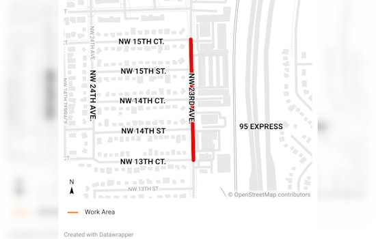 Fort Lauderdale Announces Sewage System Upgrades on NW 23rd Avenue, Commuters Advised on Construction Impact