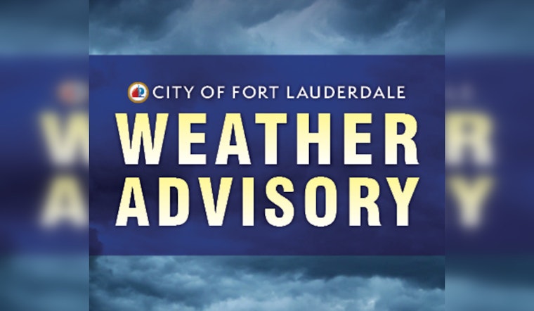 Fort Lauderdale on Alert, Flood Watch in Effect Amidst Heavy Rainfall Predictions