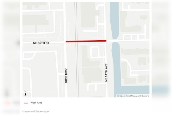 Fort Lauderdale Water Main Break Repaired, NE 56th Street Reopened to Traffic with Precautionary Boil Water Notice Issued