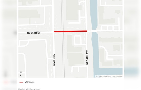 Fort Lauderdale Water Main Break Repaired, NE 56th Street Reopened to Traffic with Precautionary Boil Water Notice Issued