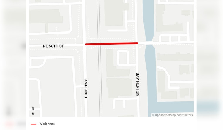Fort Lauderdale Water Main Break Repaired, NE 56th Street Reopened to Traffic with Precautionary Boil Water Notice Issued