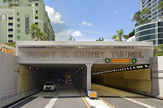 Fort Lauderdale's Henry Kinney Tunnel Scheduled for Overnight Cleaning, Expect Closures in June