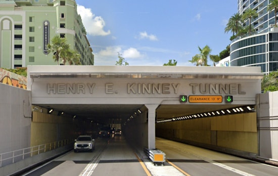 Fort Lauderdale's Henry Kinney Tunnel Scheduled for Overnight Cleaning, Expect Closures in June