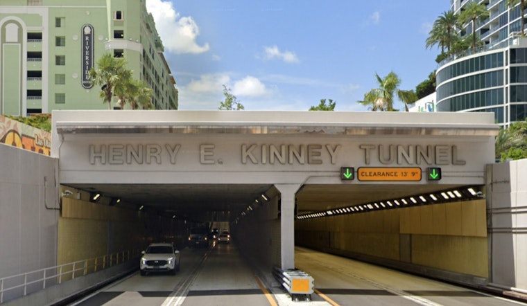 Fort Lauderdale's Henry Kinney Tunnel Scheduled for Overnight Cleaning, Expect Closures in June