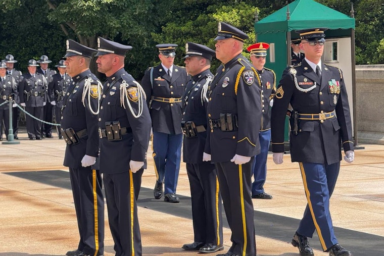 Fort Worth and Irving Police Honor Fallen Heroes at National Police Week Wreath Laying Ceremony in Washington D.C.