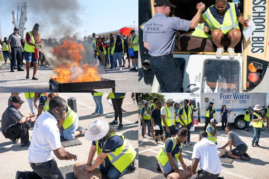 Fort Worth Bus Drivers Boost Safety Skills with Fire Department's Emergency Training Initiative