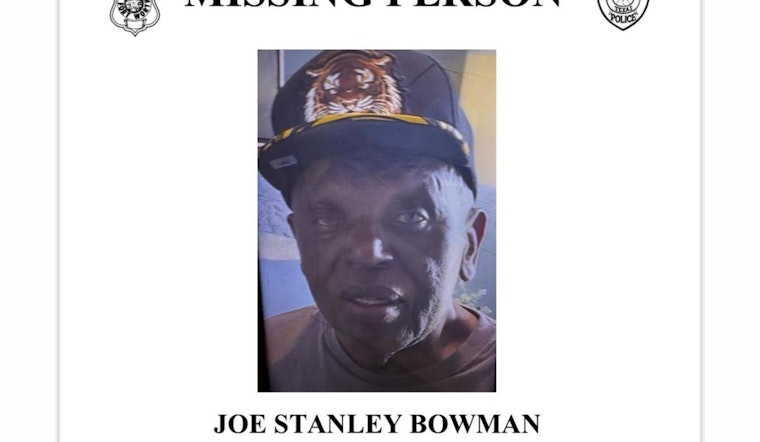 Fort Worth Police Seek Community Assistance in Search for Missing Joe Stanley Bowman