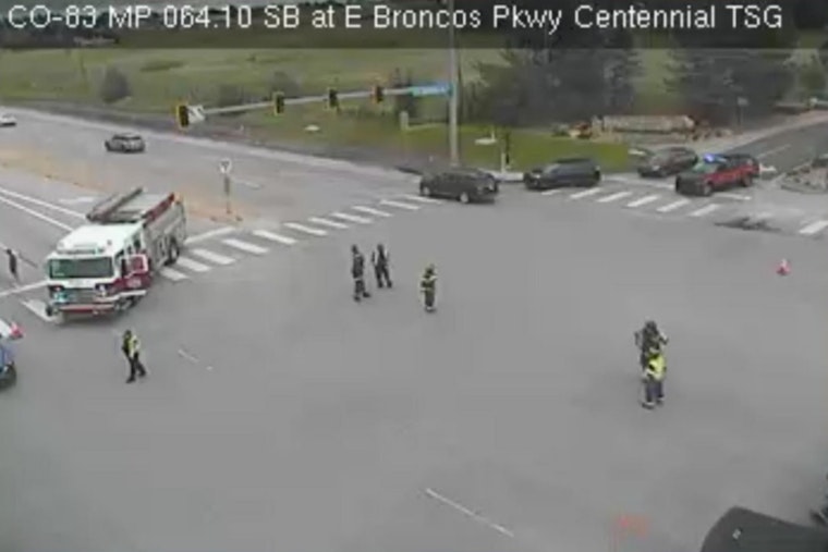 Four Hospitalized Following Multi-Vehicle Crash on South Parker Road Near Broncos Parkway