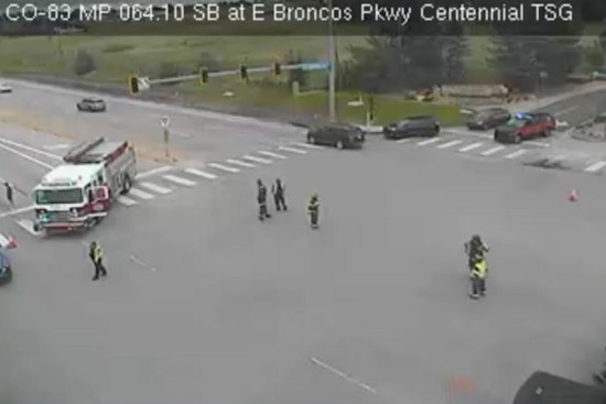 Four Hospitalized Following Multi-Vehicle Crash on South Parker Road Near Broncos Parkway
