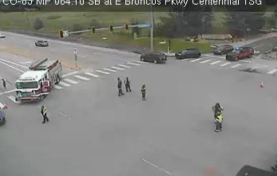 Four Hospitalized Following Multi-Vehicle Crash on South Parker Road Near Broncos Parkway