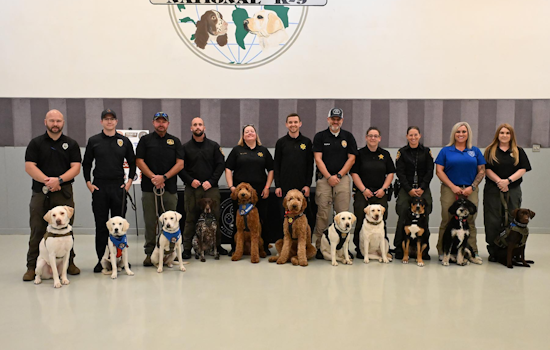 Franklin County Graduates 11 New Therapy Dogs Prepared for Crisis Response Nationwide