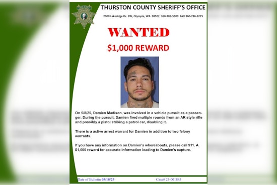Fugitive Damien Madison Allegedly Fires at Cops and Hurls Chainsaw During Wild Thurston County Chase