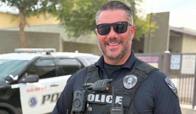 Gilbert Police Officer Wins NASRO Exceptional Service Award for Outstanding Commitment to School Community