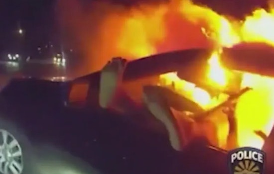 Goodyear Police Officer Dakota Berry Hailed as Hero for Saving Woman from Fiery Crash on Interstate 10