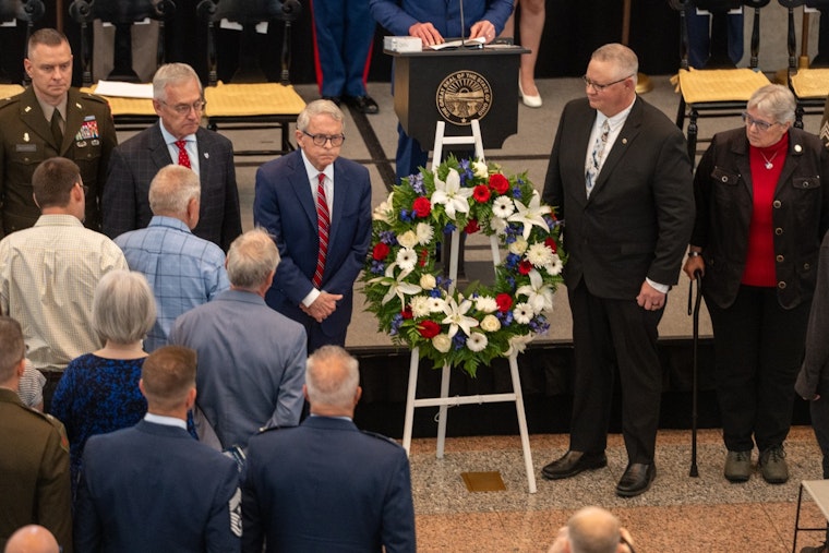 Governor DeWine and Lt. Governor Tressel Honor Fallen Heroes with Gold Star Families in Columbus Ceremony