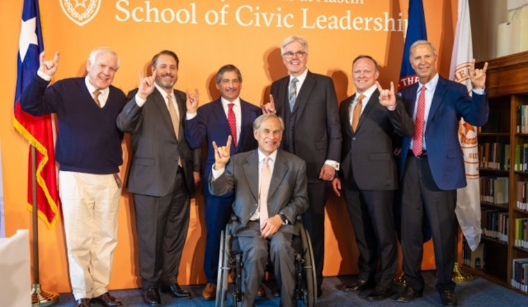 Governor Greg Abbott Announces $100 Million Endowment for UT Austin's School of Civic Leadership