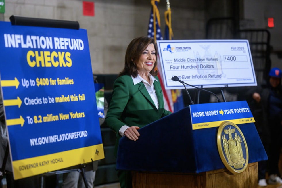 Governor Hochul Announces Up to $400 Inflation Relief Checks for 8.2 Million New York Households