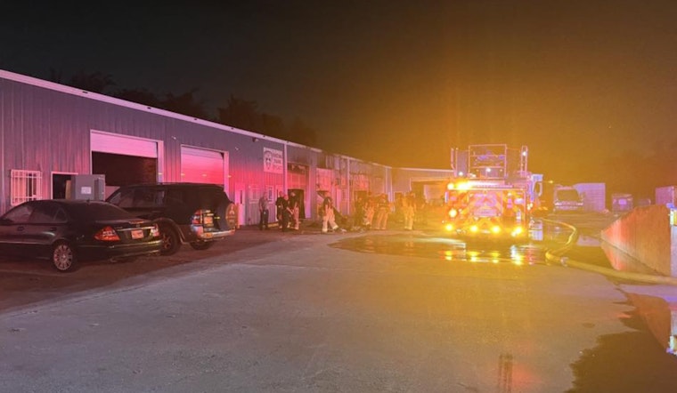 Harris County Firefighter Injured While Battling Warehouse Blaze in Northwest Area