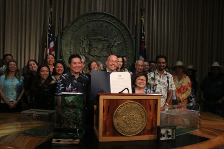 Hawaiʻi's Governor Josh Green and HISC Commend Champions in the Fight Against Invasive Species
