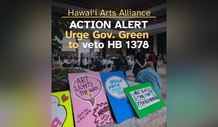 Hawai'i Arts Alliance Leads Charge Against Proposed Funding Cuts to State's Arts Programs