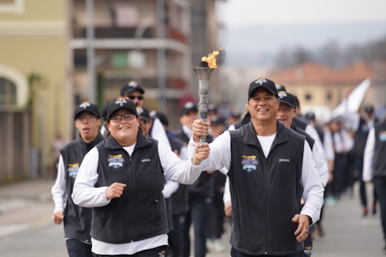 Hawai‘i's Own Officer Michael Abran Carries 'Flame of Hope' Across Italy for Special Olympics World Winter Games
