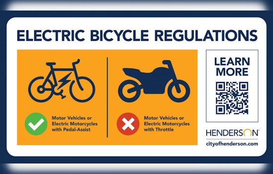 Henderson Rolls Out New E-Bike Regulations to Enhance Safety and Preserve Public Spaces