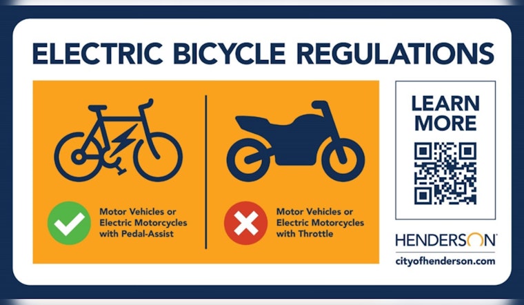 Henderson Rolls Out New E-Bike Regulations to Enhance Safety and Preserve Public Spaces