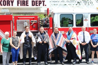 Hickory Firefighters Honored with Quilts of Valor for Military and Community Service