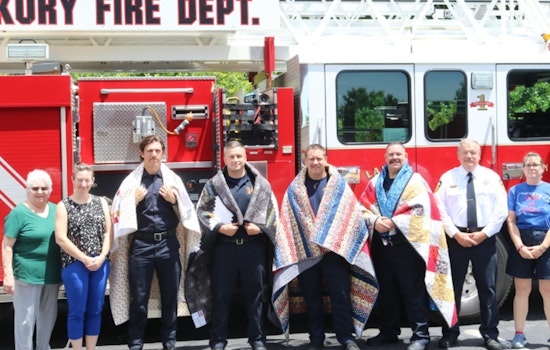 Hickory Firefighters Honored with Quilts of Valor for Military and Community Service