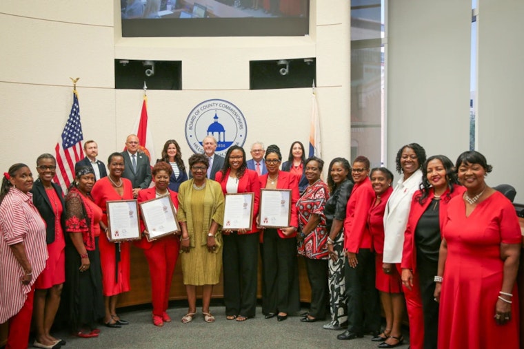 Hillsborough County Proclaims May 7 as Delta Day in Honor of Delta Sigma Theta Sorority's Community Contributions in Tampa