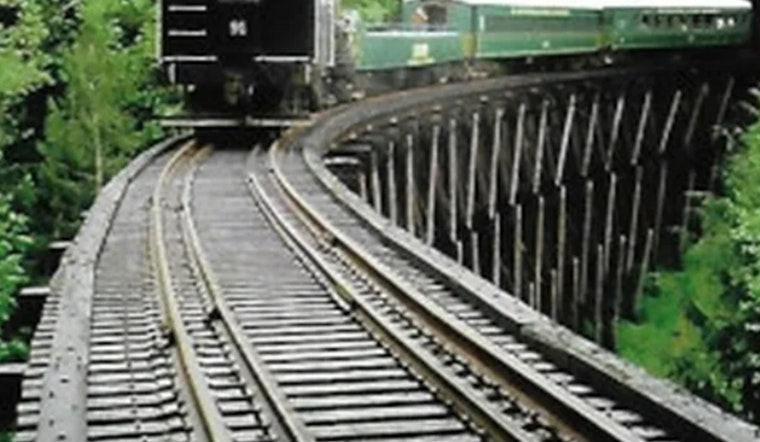 Historic Mt. Rainier Scenic Railroad Bridge Engulfed in Flames, Suspected Arson Disrupts Washington Transport Services
