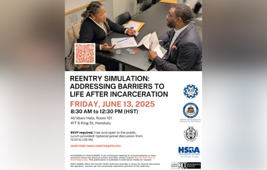 Honolulu to Host Reentry Simulation Workshop for Post-Incarceration Challenges on June 13