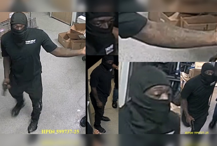 Houston Police Seek Public Help to Apprehend Armed Robber of W. Bellfort Fast-Food Restaurant