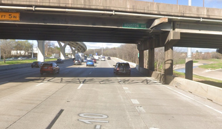 Houston Traffic Woes Continue, Oversized Truck Strikes Houston Avenue Bridge on Katy Freeway