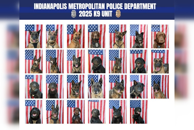 IMPD Celebrates K9 Unit With Whimsical "Yearbook" Tribute as Indianapolis Schools Close for Summer