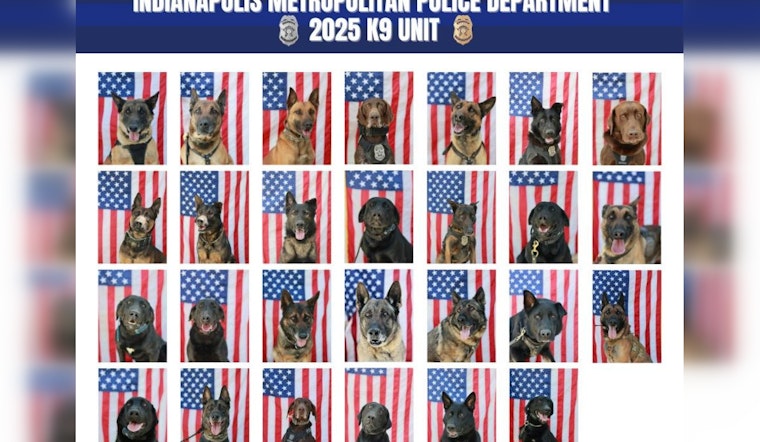 IMPD Celebrates K9 Unit With Whimsical "Yearbook" Tribute as Indianapolis Schools Close for Summer
