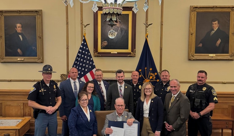 Indiana Gov. Mike Braun Signs Bill Boosting Police Data Sharing Efficiency