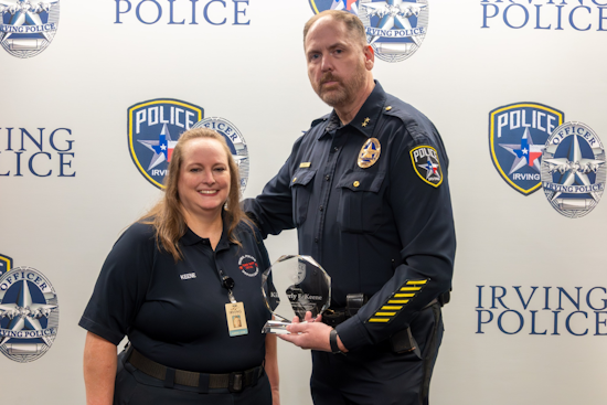 Irving Police Department Celebrates the Retirement of Dedicated Evidence Analyst Kim Keene After 25 Years of Service