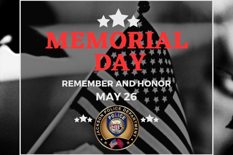 Jackson, TN Police Department Honors Fallen Soldiers and Military Personnel on Memorial Day