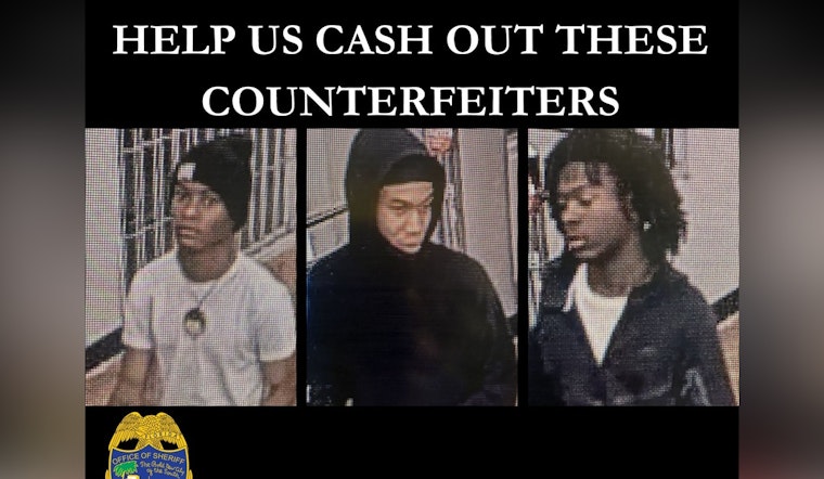 Jacksonville Police Seek Public's Help to Identify Suspects in Counterfeit Currency Case